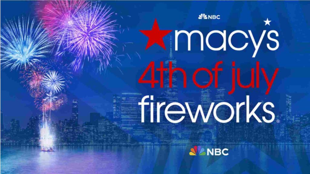 MACY’S 4TH OF JULY FIREWORKS — Pictured: “Macy’s 4th of July Fireworks” Key Art — (Photo by: NBCUniversal)